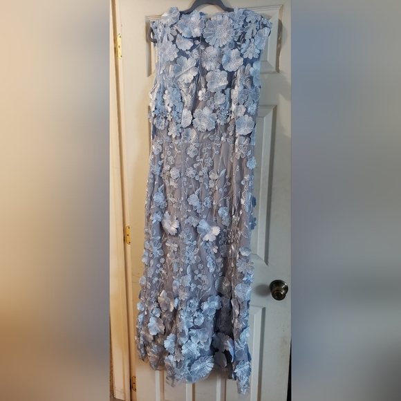 Selene Cocktail Midi Dress Blue - Picture 6 of 9